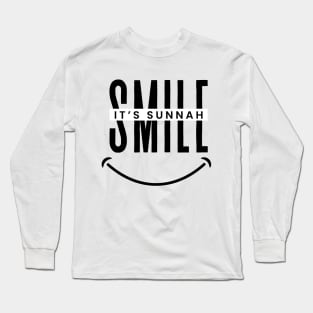 Smile - It’s Sunnah Long Sleeve T-Shirt